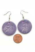 Sagittarius Ceramic Earrings